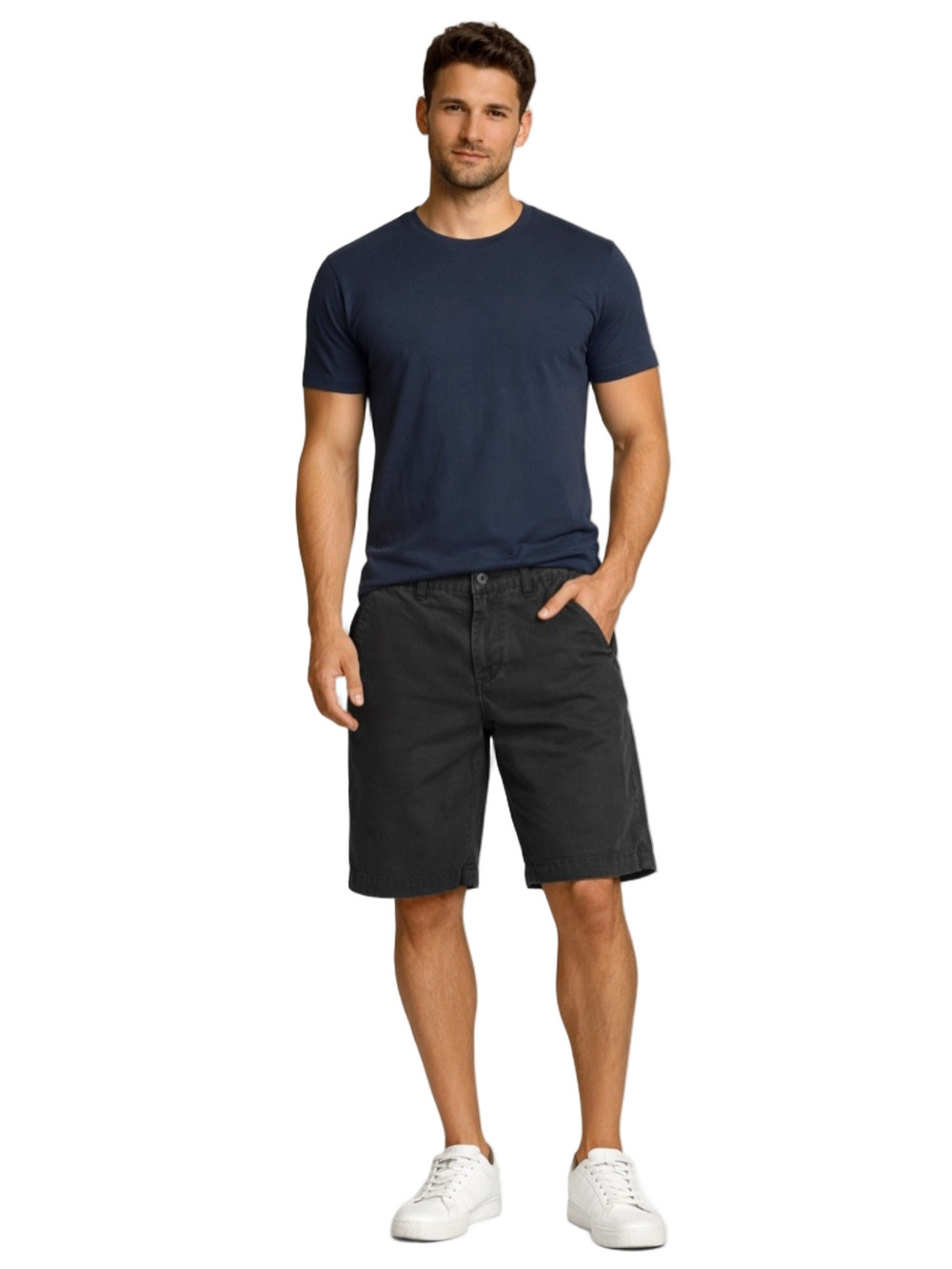 Apt. 9 heiq smart temp Men's Charcoal Flat Front Shorts